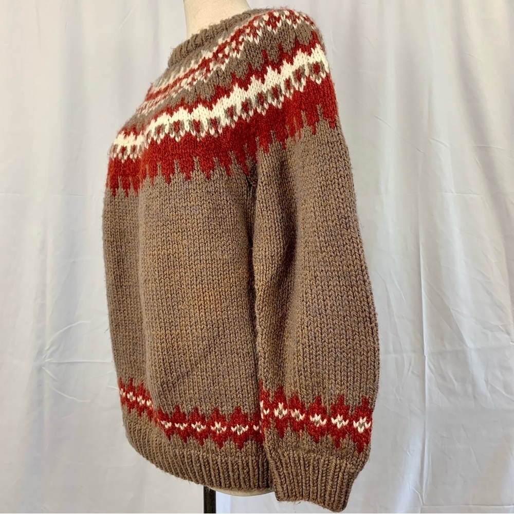 Handmade Fair Isle Knit Sweater - Picture 5 of 7